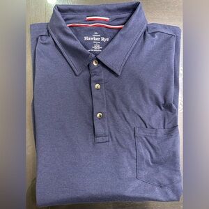 Hawker Rye Men's Navy Polo Shirt